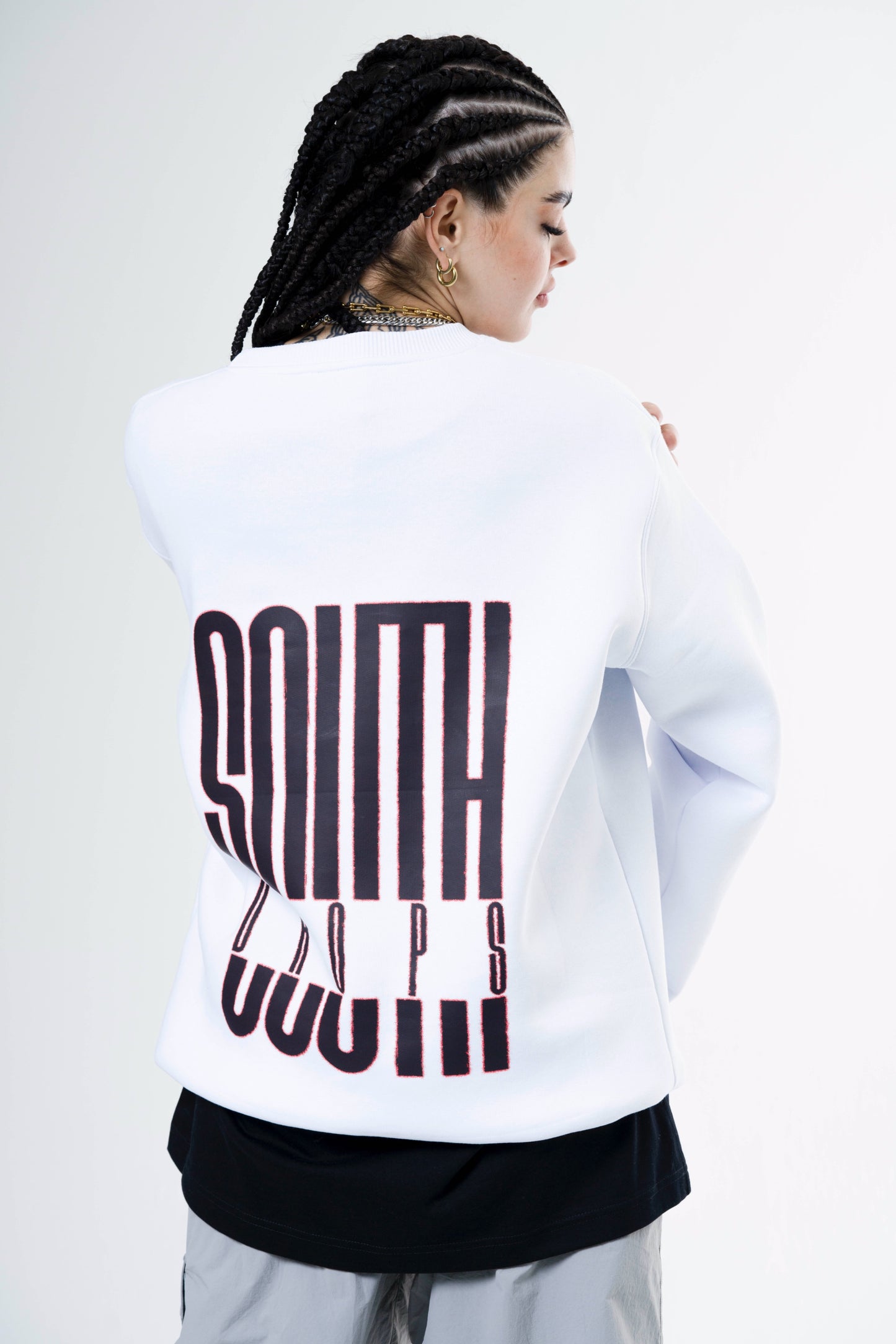 Split South Drops Crewneck